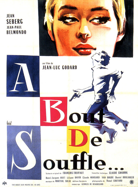 VN Online | O Acossado, de Jean-Luc Godard - cartaz - A  bout de souffle