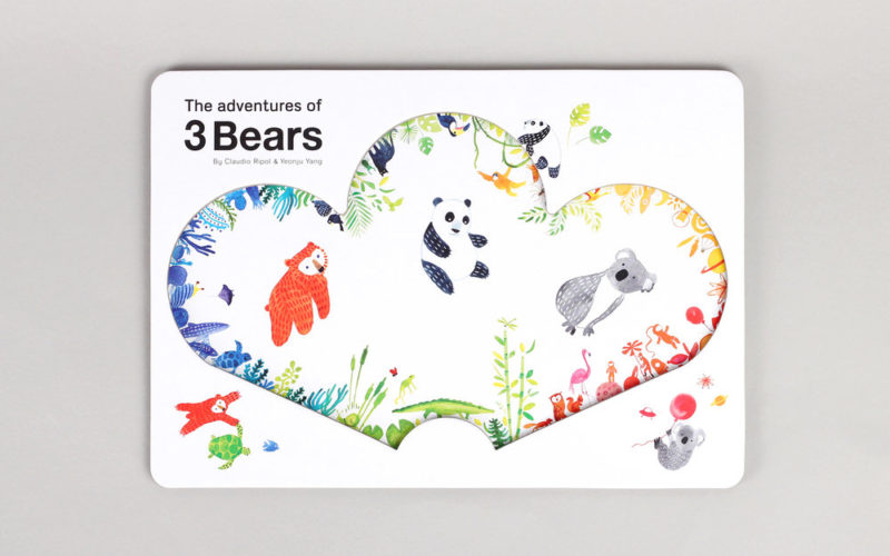 Fábrica de Histórias | Um livro… #09: ‘The Adventures of 3 Bears’ de Claudio Ripol  e‎ Yeonju Yang