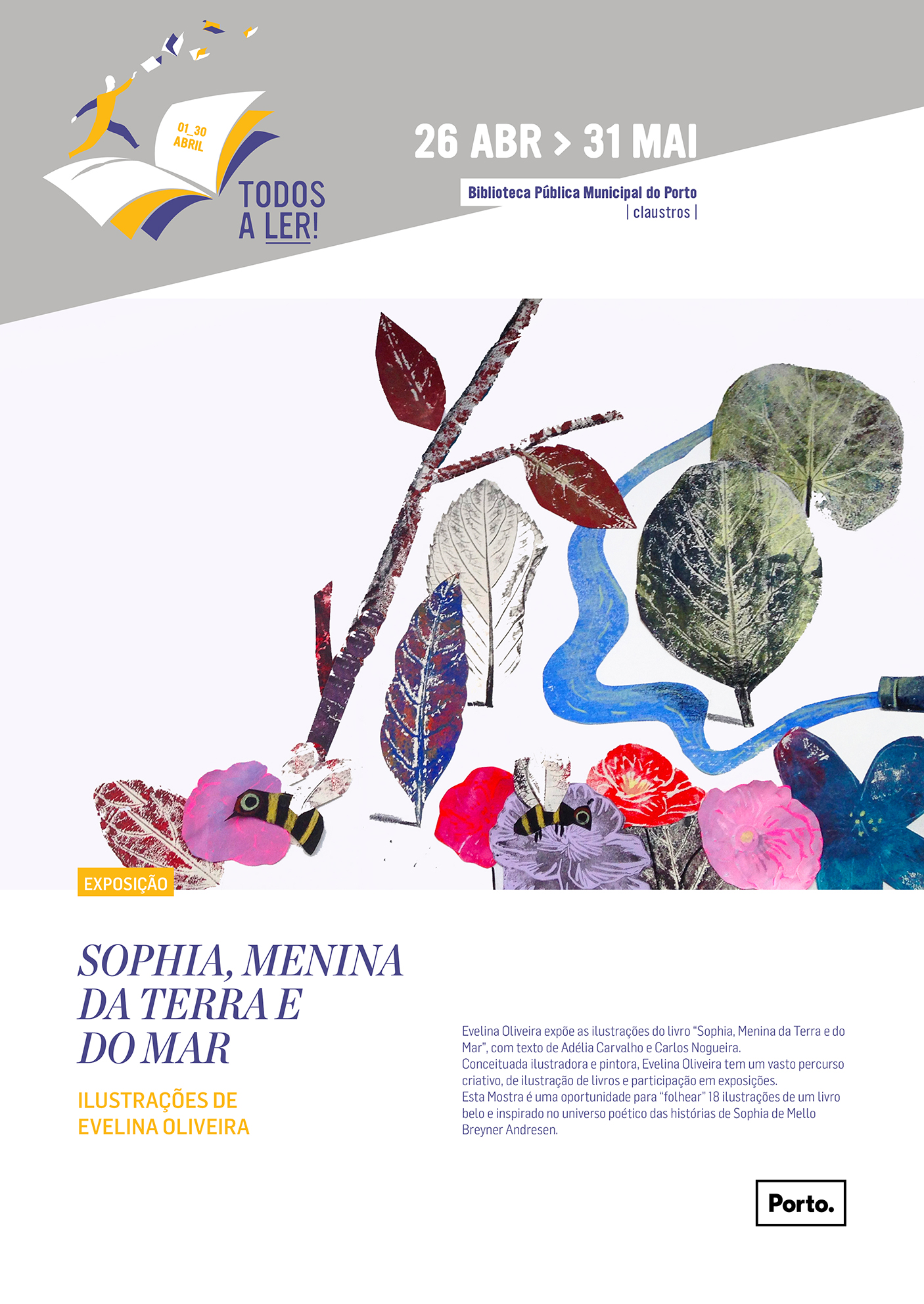 exposição - sophia - universo poético - ilustração - pintura - artes plásticas