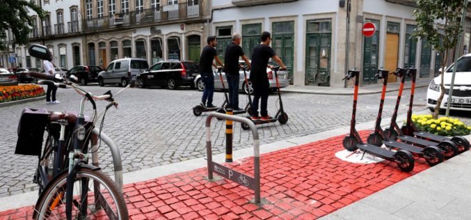Alugar trotinetes elétricas partilhadas já é possível em Braga