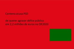 Centeno acusa PSD de querer agravar défice público em 2,2 milhões de euros no OE2020