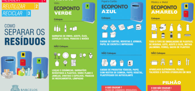 Resíduos | Barcelos e Resulima apelam à separação e reciclagem com cuidados redobrados