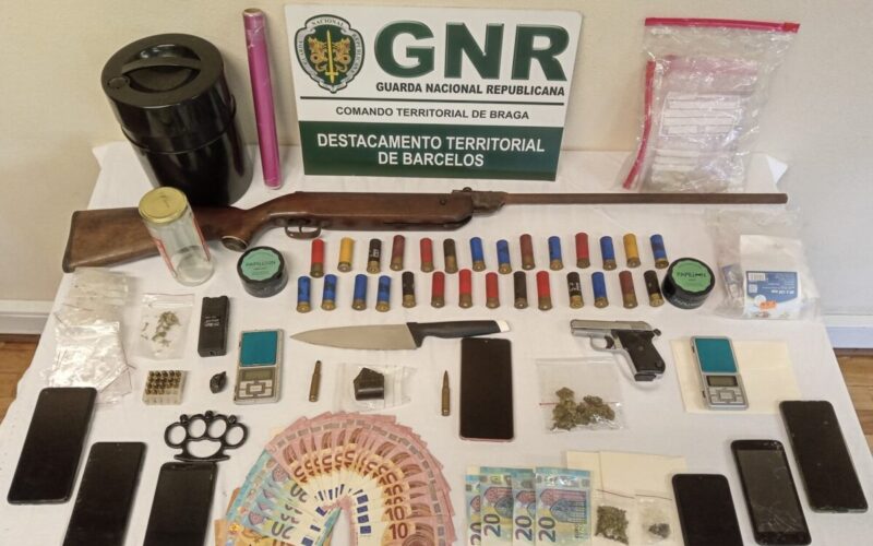 GNR detém 4 pessoas em Barcelos