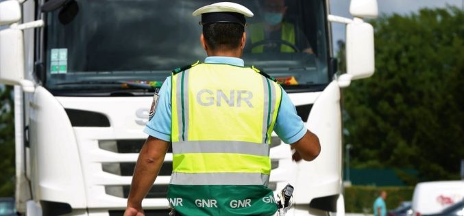 Segurança | GNR realiza operação de fiscalização intensiva de pesados