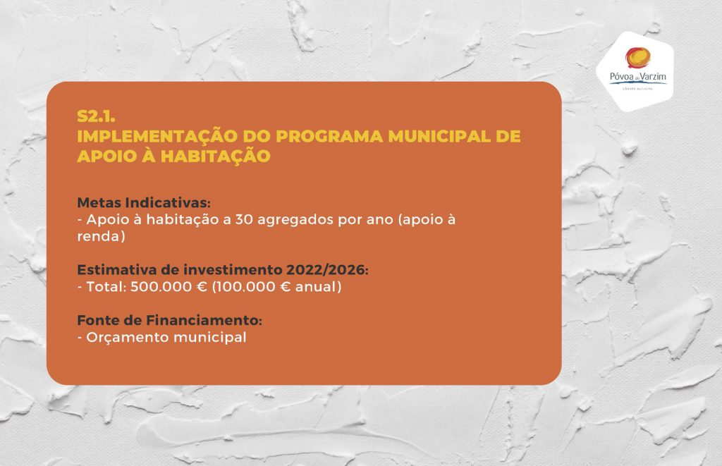 póvoa de varzim - município - estratégia local de habitação