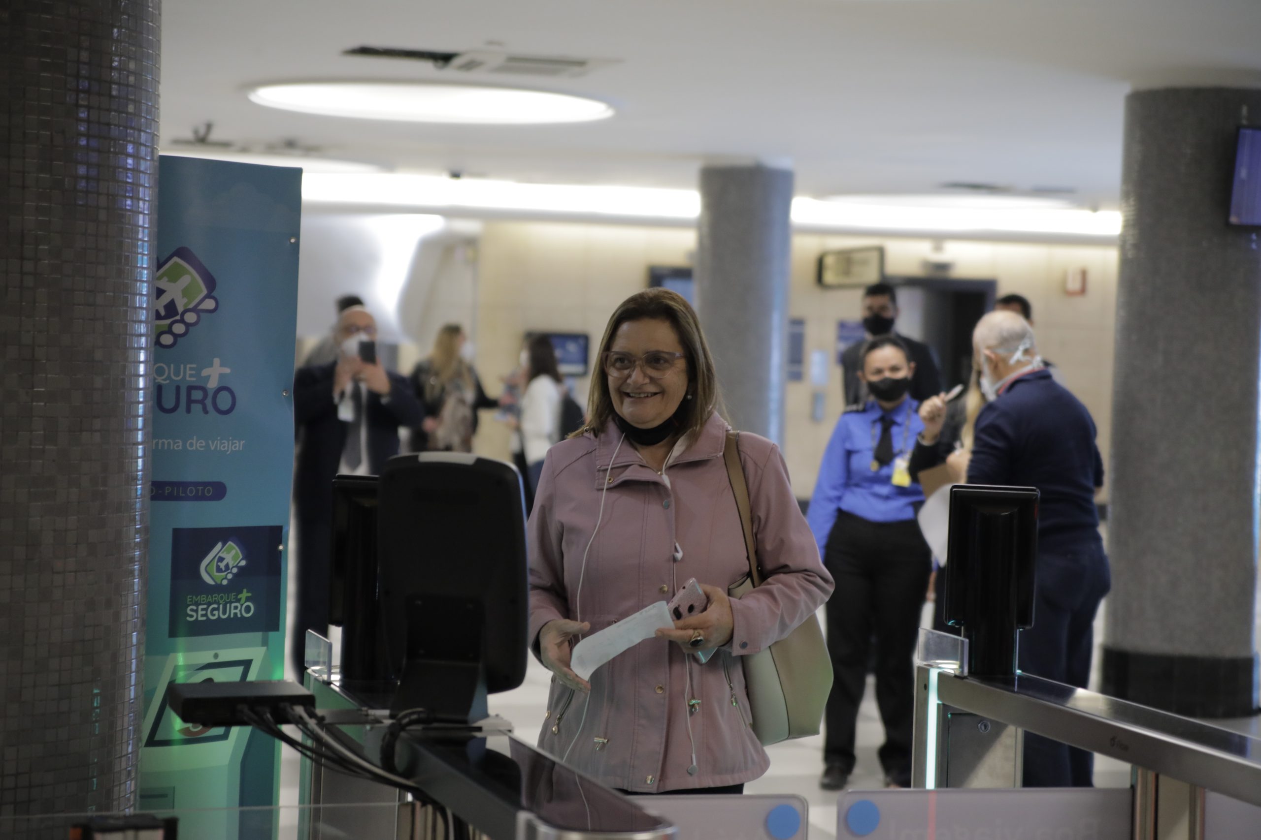 aeroporto de conginhas testa uso de biometria em ponte aérea com aeroporto de santos dumont - brasil 