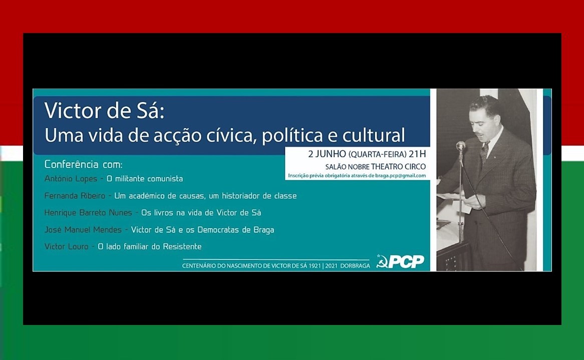 Evocação de Victor de Sá no centenário do seu nascimento
