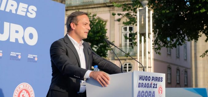 Hugo Pires apresenta linhas de ação da candidatura socialista à Câmara de Braga