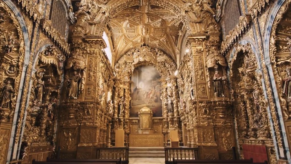 igreja de santa clara - sé - porto - talha nacional - barroco joanino