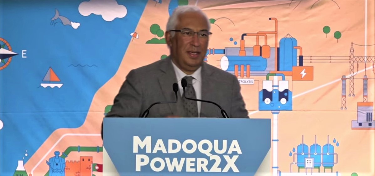 hidrogénio verde - amónia verde - portugal - projeto - transição energética - antónio costa - sines - investimento - madoquapower2x - energia - gás natural 