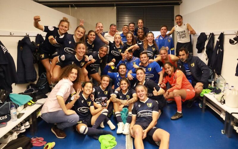 FC Famalicão Feminino na Final da Prova Rainha do Futebol em Portugal