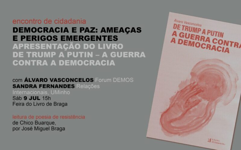 Civitas Braga promove conversa com Álvaro Vasconcelos sobre ameaças à democracia
